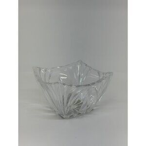 VTG Shannon Godinger Lead Crystal Square Candy Nut Bowl Dish Made in Ireland